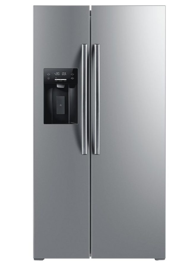 Wolkenstein Kühl-/Gefrierkombination WSBS556NFICMEIX, 178 cm hoch, 91.10 cm breit