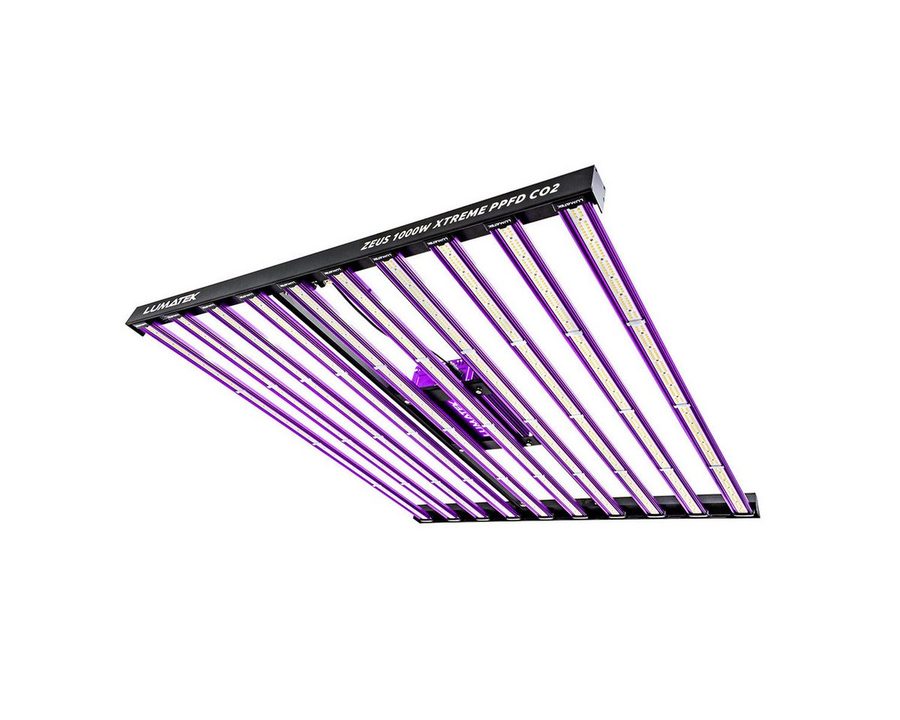 Lumatek Pflanzenlampe Lumatek ZEUS 1000W Xtreme PPFD CO2 LED, Vollspektrum, IP65-Schutz, Clear Glue Technologie, dimmbar, CO₂-optimiert