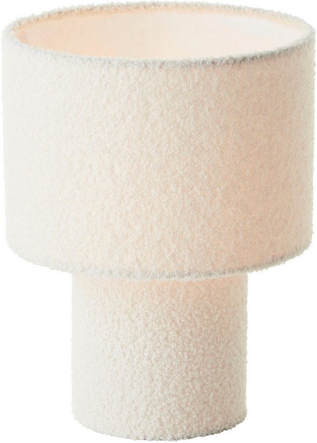 LeGer Home by Lena Gercke Tischleuchte Debora, ohne Leuchtmittel, Teddy-Stoff, Höhe 30 cm, Ø 23 cm, E27 von LeGer Home by Lena Gercke