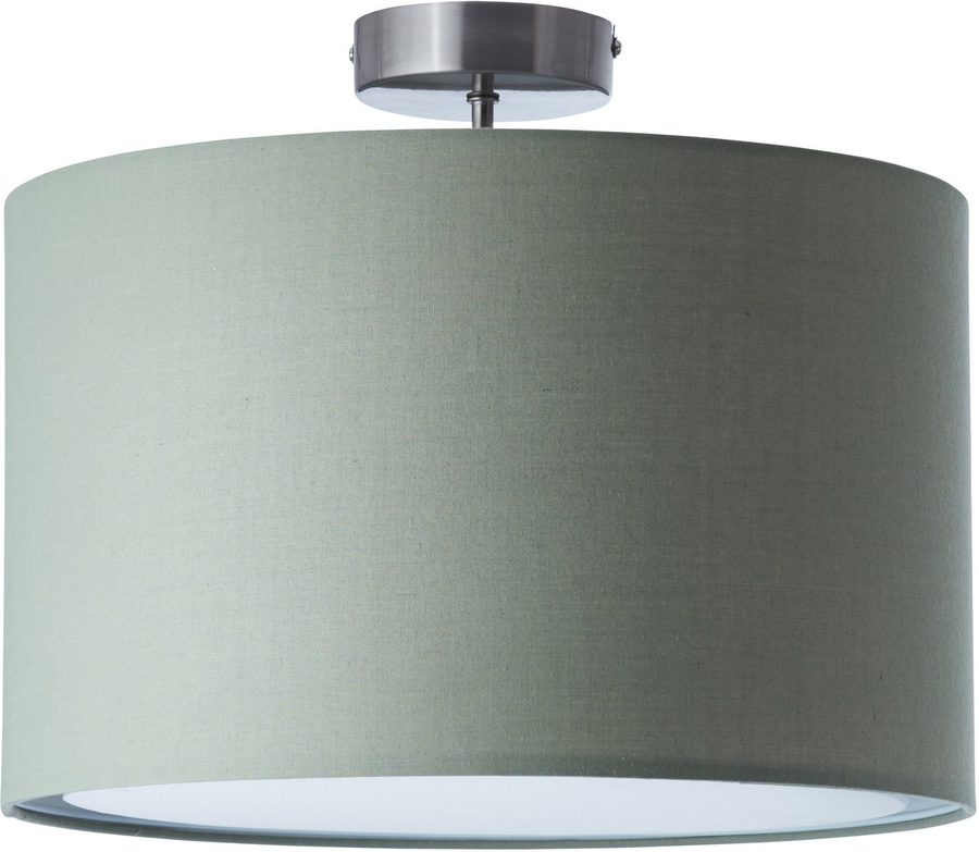 OTTO home Deckenleuchte Stellan, ohne Leuchtmittel, Deckenlampe mit Stoff - Schirm, Ø 40 cm, Höhe 32 cm von OTTO home