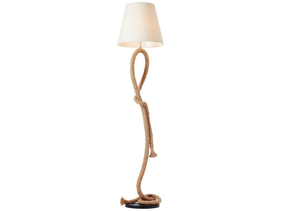 Brilliant Stehlampe Sailor, Sailor Standleuchte, 1-flammig natur/weiß Innenleuchten,Stehleuchten,- von Brilliant
