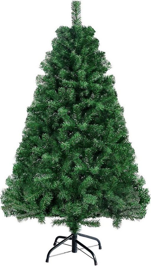LALAHO Künstlicher Weihnachtsbaum, 120cm mit 230 Spitzen PVC, Tannenbaum mit ständer, Grün von LALAHO