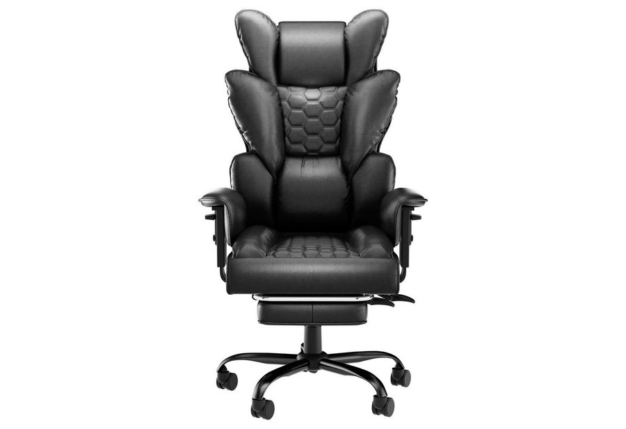 FIVMEN Bürostuhl Ergonomischer mit hoher Rückenlehne Chefsessel Chefdrehstuhl, Drehstuhl mit gepolsterten Armlehnen für Zuhause und Büro von FIVMEN