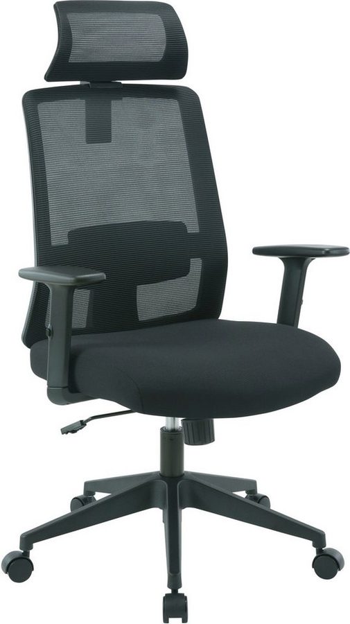 OTTO home Bürostuhl Tallard, Mesh Schreibtischstuhl, ergonomische Ausstattung, verstellbare Kopfstütze, Lumbalstütze & Armlehnen von OTTO home