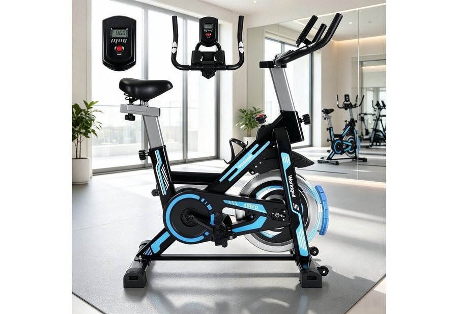 Nettlife Heimtrainer Fahhrad 3in1 150kg Magnetwiderstand leise LCD-Fitnessrad, Widerstandsverstellung Tablet-Halter&Einstellbarem Sitz Heimtrainer von Nettlife