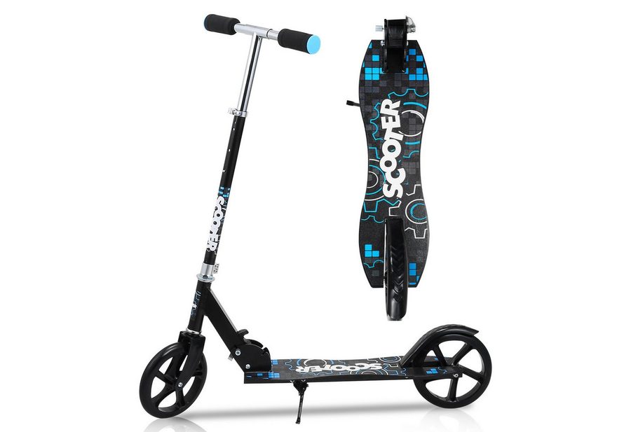 Clanmacy Scooter Kinderoller Scooter Faltbarer Kinderscooter Höhenverstellbar von Clanmacy