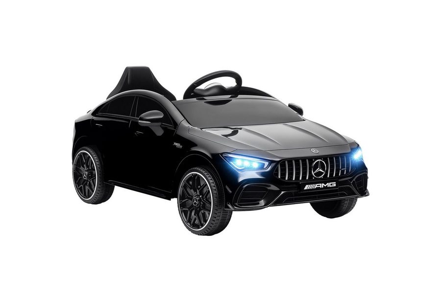 AIYAPLAY Elektro-Kinderauto Merceds-Benz AMG GTR Kinderauto mit 2,4G Fernbedienung, Hupe, Belastbarkeit 30 kg, (1-tlg), bis 5 km,h, für Kinder 3-6 Jahre, Schwarz von AIYAPLAY