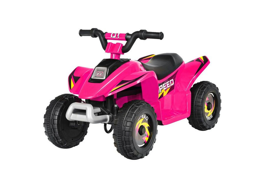 COSTWAY Elektro-Kinderquad, Belastbarkeit 30 kg, Kinderauto, Elektroauto, 2,8-4,6 km/h von COSTWAY
