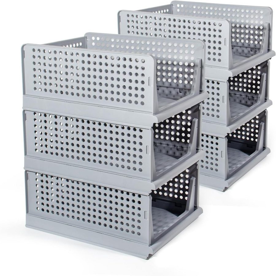 Zedelmaier Organizer Schrank-Organizer Kleiderschrank Schublade faltbare Aufbewahrungsbox (Set, 6 St., Set of 6), Klappbar und Stapelbar von Zedelmaier