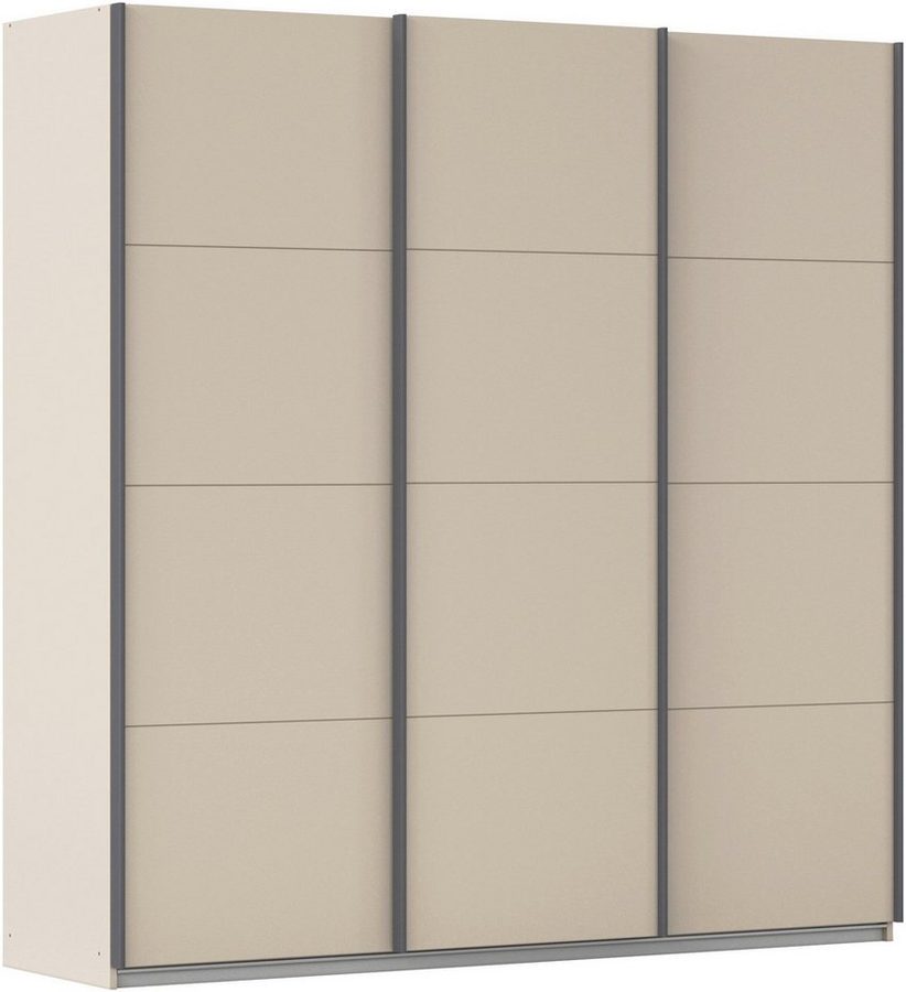 OTTO home Schwebetürenschrank Kleiderschrank Schrank Garderobe AGORDO mit Dekor- oder Hochglanzfront (Breiten 203/271/315/360 cm in drei Griff-Farben - NEU: Farbe SCHWARZ) durchdachte Innenausstattung, in 4 Breiten und 2 Höhen MADE IN GERMANY