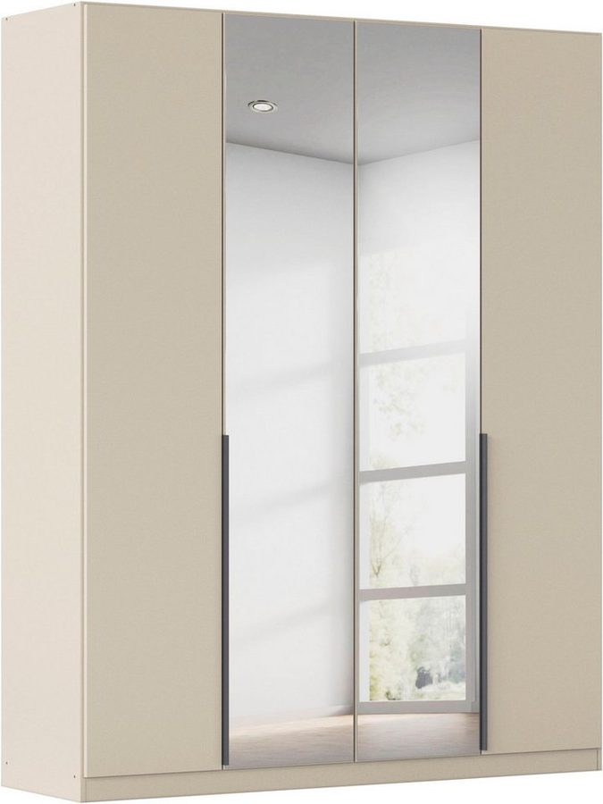 OTTO home Drehtürenschrank Kleiderschrank Schrank Garderobe AGORDO mit Dekor- oder Hochglanzfront (in zwei Griff-Farben, Breiten 91-405 cm) durchdachte Innenausstattung, in 8 Breiten und 2 Höhen MADE IN GERMANY
