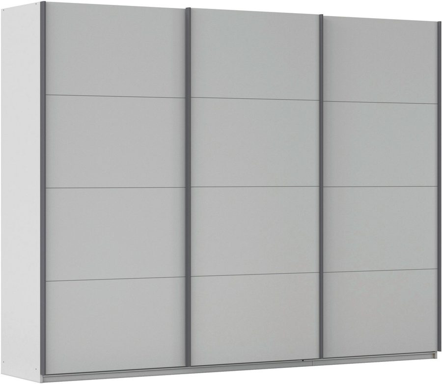OTTO home Schwebetürenschrank Kleiderschrank Schrank Garderobe AGORDO mit Dekor- oder Hochglanzfront (Breiten 203/271/315/360 cm in drei Griff-Farben - NEU: Farbe SCHWARZ) durchdachte Innenausstattung, in 4 Breiten und 2 Höhen MADE IN GERMANY