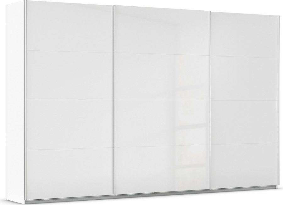 OTTO home Schwebetürenschrank Kleiderschrank Schrank Garderobe AGORDO mit Dekor- oder Hochglanzfront (Breiten 203/271/315/360 cm in drei Griff-Farben - NEU: Farbe SCHWARZ) durchdachte Innenausstattung, in 4 Breiten und 2 Höhen MADE IN GERMANY