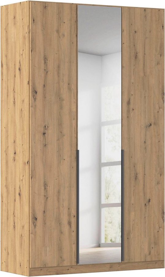 OTTO home Drehtürenschrank Kleiderschrank Schrank Garderobe AGORDO mit Dekor- oder Hochglanzfront (in zwei Griff-Farben, Breiten 91-405 cm) durchdachte Innenausstattung, in 8 Breiten und 2 Höhen MADE IN GERMANY