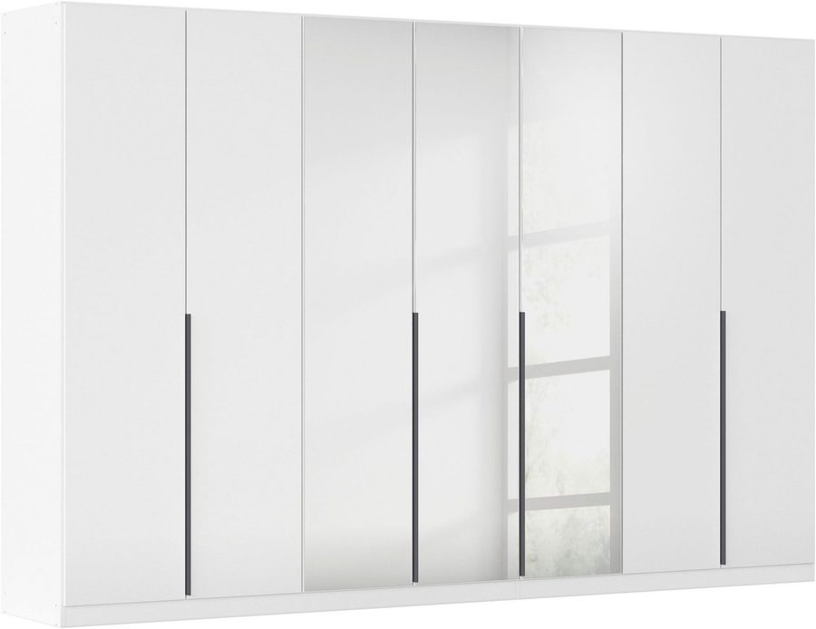 OTTO home Drehtürenschrank Kleiderschrank Schrank Garderobe AGORDO mit Dekor- oder Hochglanzfront (in zwei Griff-Farben, Breiten 91-405 cm) durchdachte Innenausstattung, in 8 Breiten und 2 Höhen MADE IN GERMANY