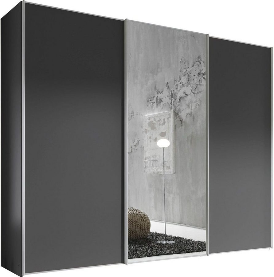 STAUD Schwebetürenschrank Sinfonie Plus, edles Design in hochwertiger Qualität, Made in Germany Mit Spiegeltür und vier verschiedenen Ausstattungsvarianten