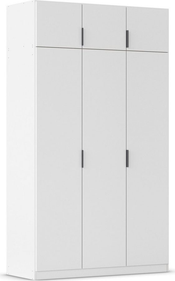 rauch Kleiderschrank Drehtürenschrank Schrank Garderobe Ankleide Schlafzimmer LAGOA (3 verschiedene Ausstattungen BASIC/CLASSIC/PREMIUM (inkl. SOFT-CLOSE) moderne Kantengriffe aus Metall, optional mit Aufsatz MADE IN GERMANY von Rauch