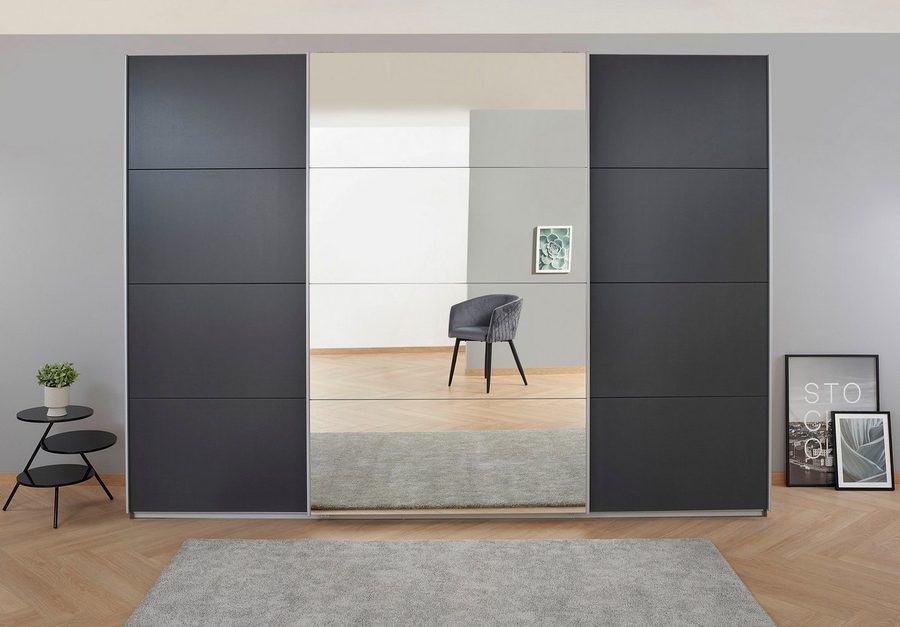 OTTO home Kleiderschrank Mehrzweckschrank Aktenschrank Möbel Mietswohnung Schlafzimmer KOLUNA (3 Ausstattungen BASIC/CLASSIC/PREMIUM (inkl. SOFT-CLOSE-FUNKTION) Breiten 203/271/315/360 cm Höhen 210/229 mit Spiegel MADE IN GERMANY