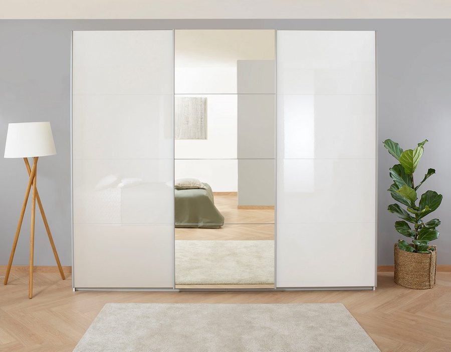 OTTO home Kleiderschrank Mehrzweckschrank Aktenschrank Möbel Mietswohnung Schlafzimmer KOLUNA (3 Ausstattungen BASIC/CLASSIC/PREMIUM (inkl. SOFT-CLOSE-FUNKTION) Breiten 203/271/315/360cm Höhen 210/229 Hochglanzfront MADE IN GERMANY
