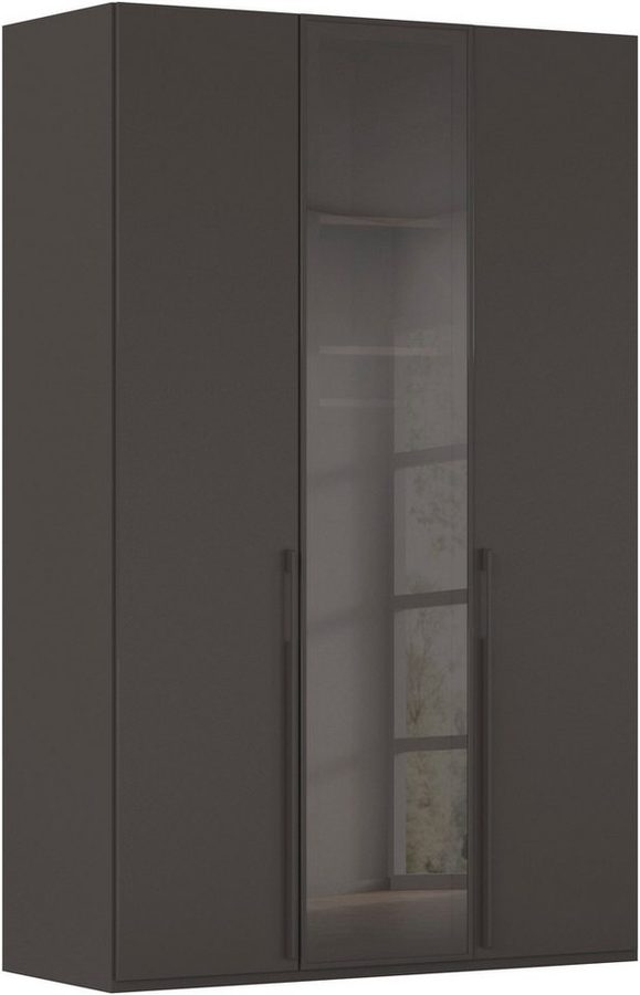 rauch Drehtürenschrank Schrank Garderobe SKAT SHINE Breiten 151/201/251/301cm, Höhe 223/235cm (3 verschiedene Ausstattungen BASIC/CLASSIC/PREMIUM (inkl. SOFT-CLOSE) edle Schrankfront mittig hochwertige Glasrahmentüren MADE IN GERMANY