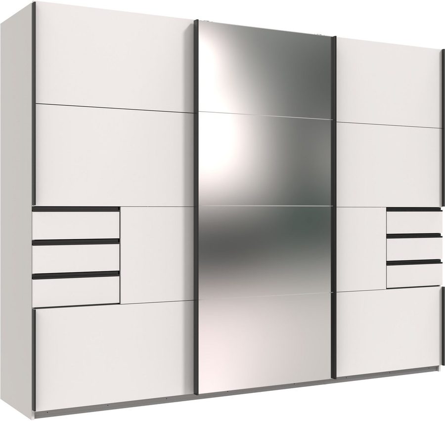 Wimex Schwebetürenschrank Saigon mit Spiegeltür, 3 Türen, 270cm breit
