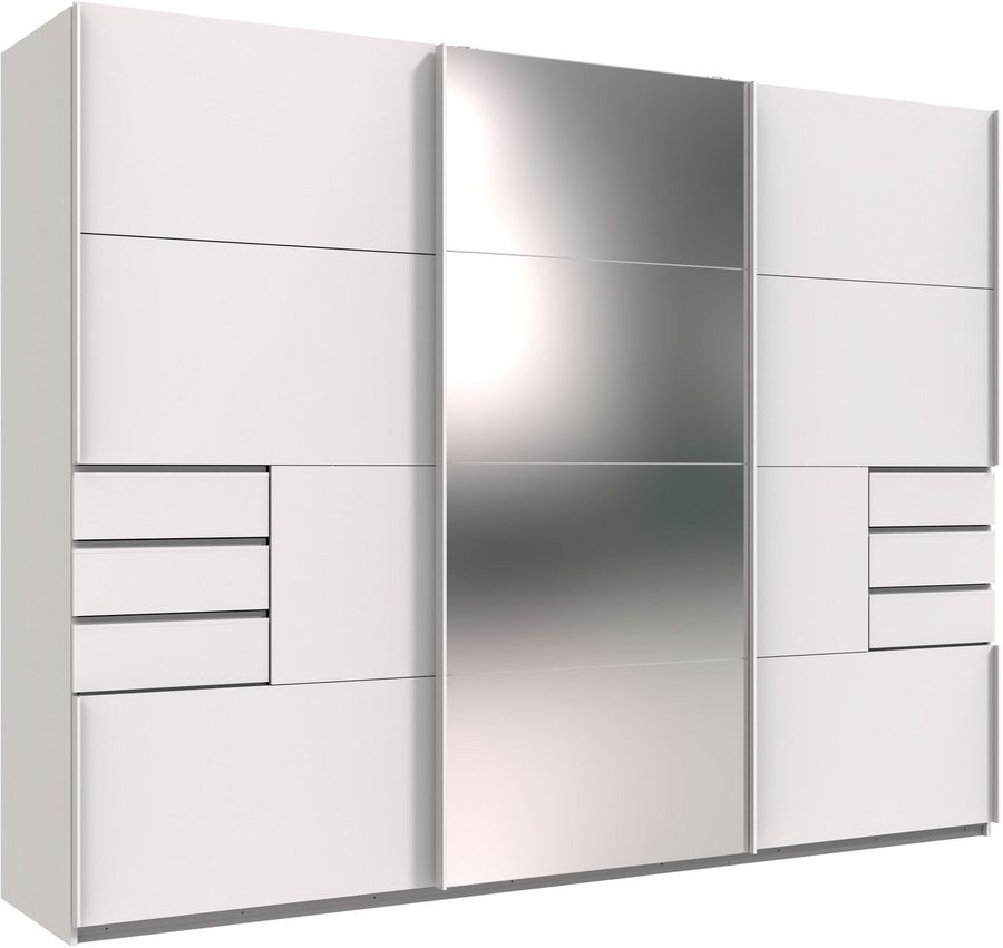Wimex Schwebetürenschrank Saigon mit Spiegeltür, 3 Türen, 270cm breit