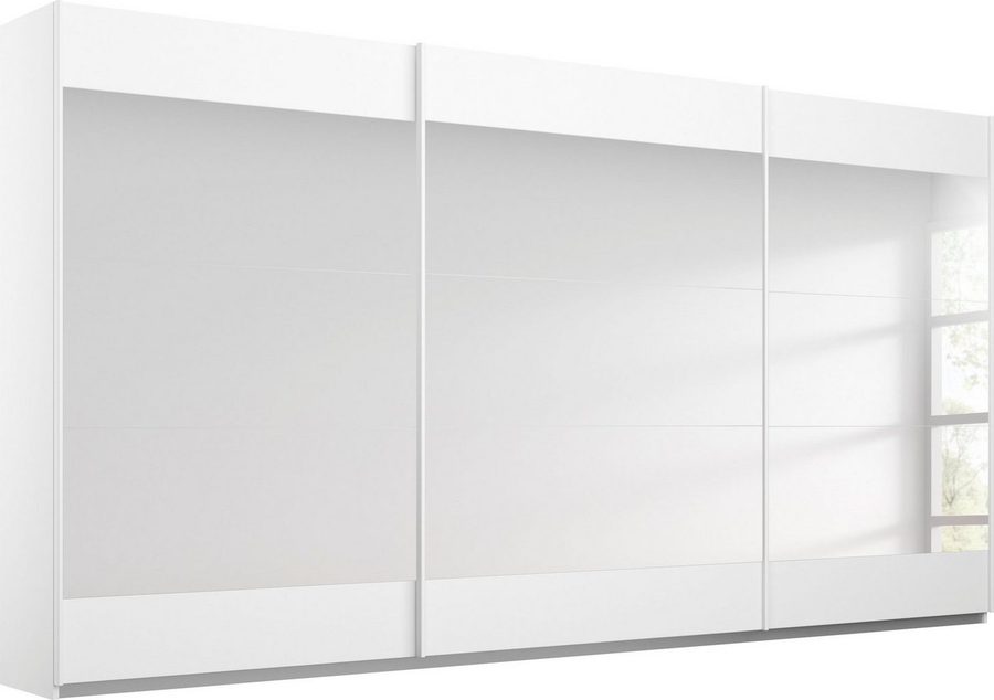 rauch Schwebetürenschrank Kleiderschrank Schrank Garderobe Wäscheschrank Ankleide MALIBU (in 5 Breiten, Höhe 210 cm) mit großflächigen Türen, großzügiger Stauraum MADE IN GERMANY