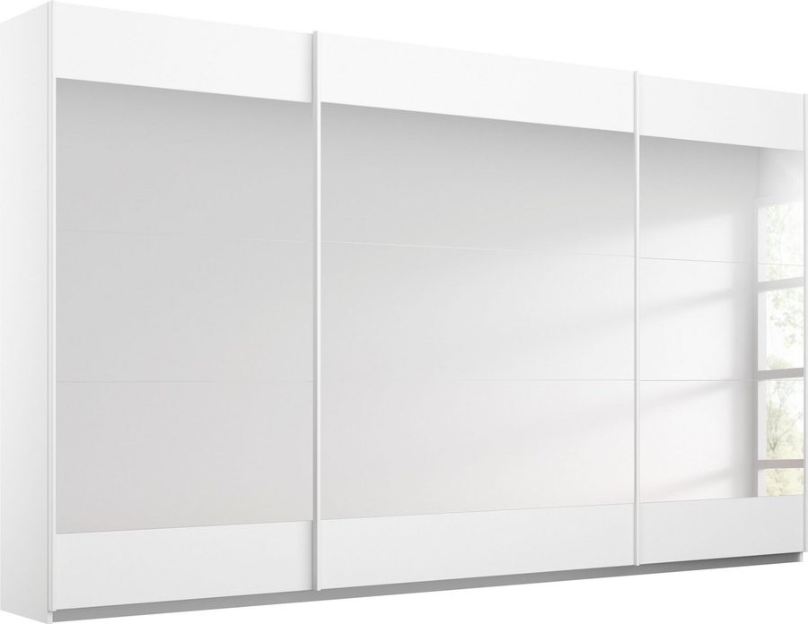 rauch Schwebetürenschrank Kleiderschrank Schrank Garderobe Wäscheschrank Ankleide MALIBU (in 5 Breiten, Höhe 210 cm) mit großflächigen Türen, großzügiger Stauraum MADE IN GERMANY