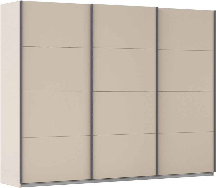 OTTO home Schwebetürenschrank Kleiderschrank Schrank Garderobe AGORDO mit Dekor- oder Hochglanzfront (Breiten 203/271/315/360 cm in drei Griff-Farben - NEU: Farbe SCHWARZ) durchdachte Innenausstattung, in 4 Breiten und 2 Höhen MADE IN GERMANY
