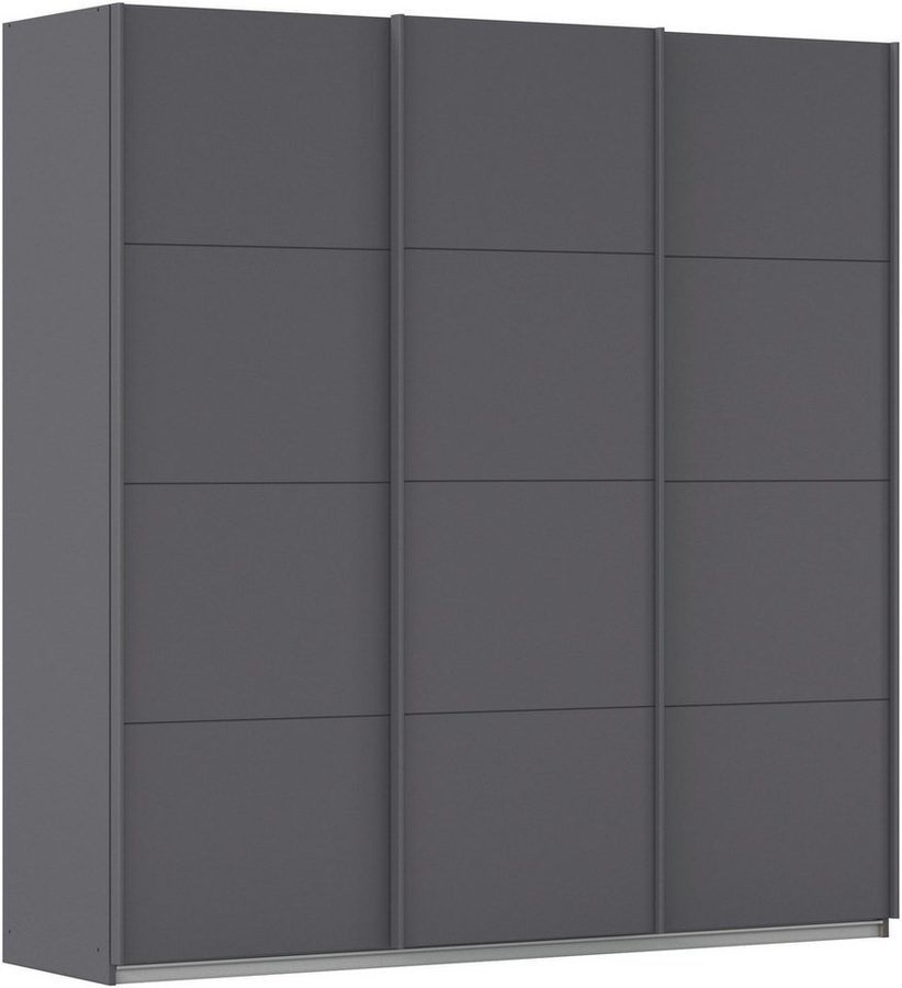 OTTO home Schwebetürenschrank Kleiderschrank Schrank Garderobe AGORDO mit Dekor- oder Hochglanzfront (Breiten 203/271/315/360 cm in drei Griff-Farben - NEU: Farbe SCHWARZ) durchdachte Innenausstattung, in 4 Breiten und 2 Höhen MADE IN GERMANY