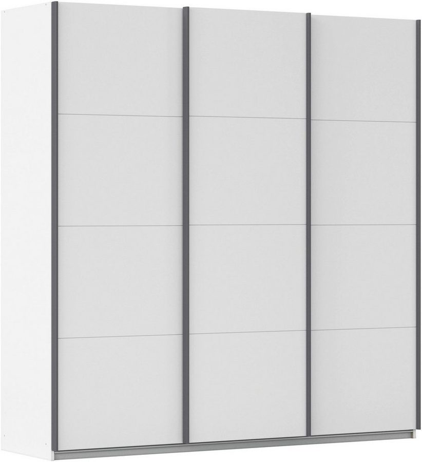 OTTO home Schwebetürenschrank Kleiderschrank Schrank Garderobe AGORDO mit Dekor- oder Hochglanzfront (Breiten 203/271/315/360 cm in drei Griff-Farben - NEU: Farbe SCHWARZ) durchdachte Innenausstattung, in 4 Breiten und 2 Höhen MADE IN GERMANY