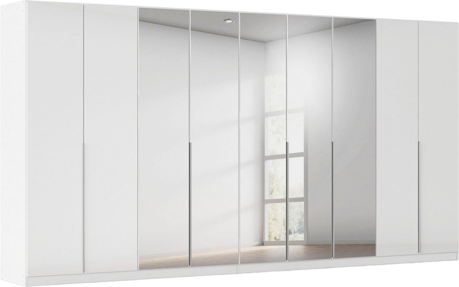 OTTO home Drehtürenschrank Kleiderschrank Schrank Garderobe AGORDO mit Dekor- oder Hochglanzfront (in zwei Griff-Farben, Breiten 91-405 cm) durchdachte Innenausstattung, in 8 Breiten und 2 Höhen MADE IN GERMANY