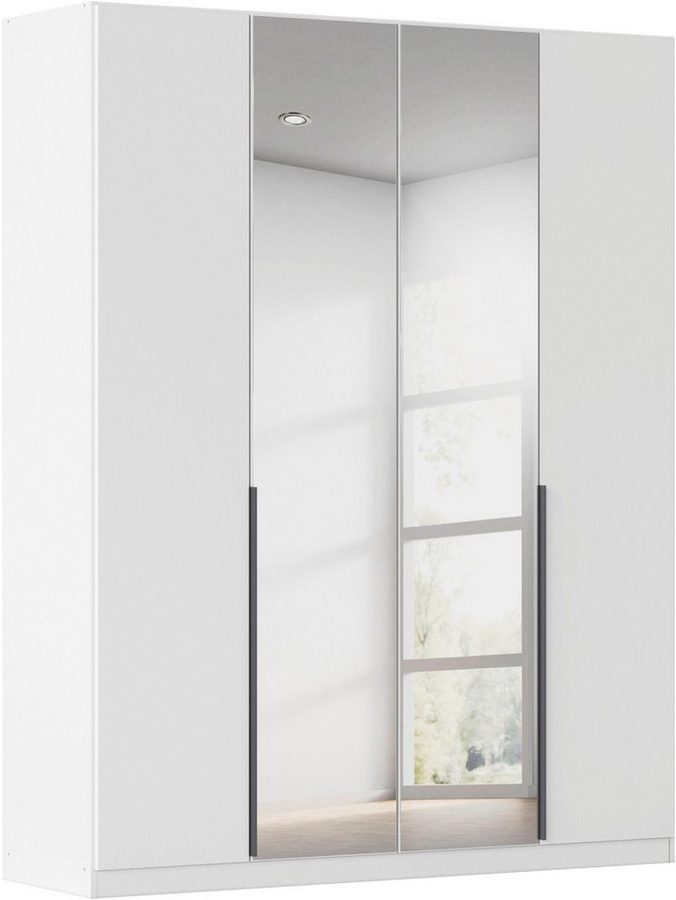 OTTO home Drehtürenschrank Kleiderschrank Schrank Garderobe AGORDO mit Dekor- oder Hochglanzfront (in zwei Griff-Farben, Breiten 91-405 cm) durchdachte Innenausstattung, in 8 Breiten und 2 Höhen MADE IN GERMANY