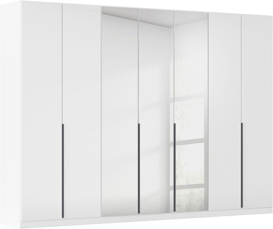 OTTO home Drehtürenschrank Kleiderschrank Schrank Garderobe AGORDO mit Dekor- oder Hochglanzfront (in zwei Griff-Farben, Breiten 91-405 cm) durchdachte Innenausstattung, in 8 Breiten und 2 Höhen MADE IN GERMANY