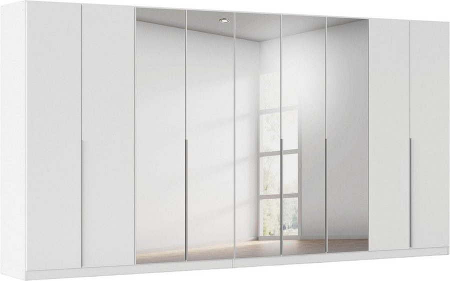 OTTO home Drehtürenschrank Kleiderschrank Schrank Garderobe AGORDO mit Dekor- oder Hochglanzfront (in zwei Griff-Farben, Breiten 91-405 cm) durchdachte Innenausstattung, in 8 Breiten und 2 Höhen MADE IN GERMANY