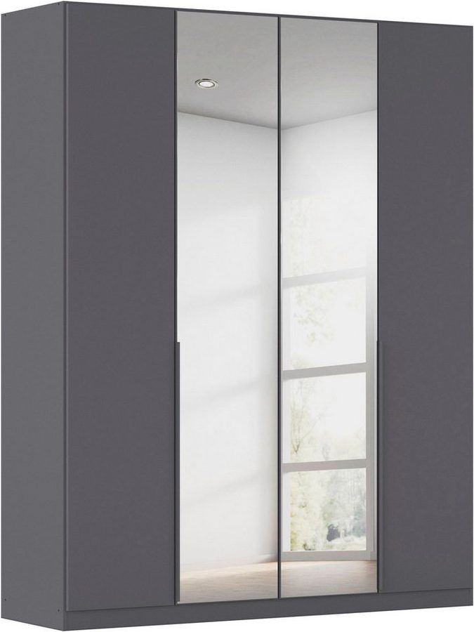 OTTO home Drehtürenschrank Kleiderschrank Schrank Garderobe AGORDO mit Dekor- oder Hochglanzfront (in zwei Griff-Farben, Breiten 91-405 cm) durchdachte Innenausstattung, in 8 Breiten und 2 Höhen MADE IN GERMANY
