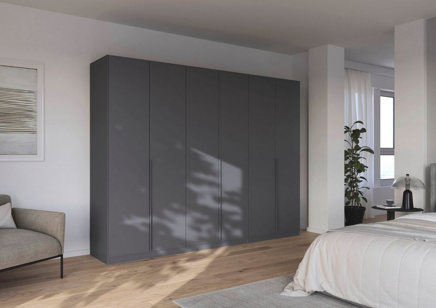 OTTO home Kleiderschrank Schrank Schlafzimmer Garderobe Stauraum AGORDO Front Dekor/Hochglanz (in zwei Griff-Farben, Breiten 91-405 cm, Dekor- oder Hochglanzfront) durchdachte Innenausstattung, in 8 Breiten und 2 Höhen MADE IN GERMANY von OTTO home