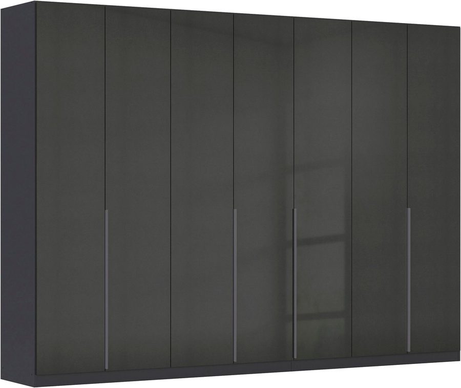 OTTO home Drehtürenschrank Kleiderschrank Schrank Garderobe AGORDO Schlafzimmer (in zwei Griff-Farben, Breiten 91-405 cm, Dekor- oder Hochglanzfront) durchdachte Innenausstattung, in 8 Breiten und 2 Höhen MADE IN GERMANY