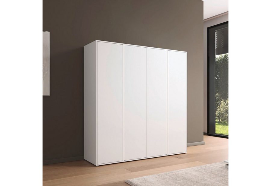 rauch Kleiderschrank Drehtürenschrank Schrank Garderobe Wäscheschrank NABILA viel Stauraum (in 3 verschiedenen Ausstattungen BASIC/CLASSIC/PREMIUM) in 2 Breiten mit Push-to-Open Funktion TOPSELLER MADE IN GERMANY von Rauch