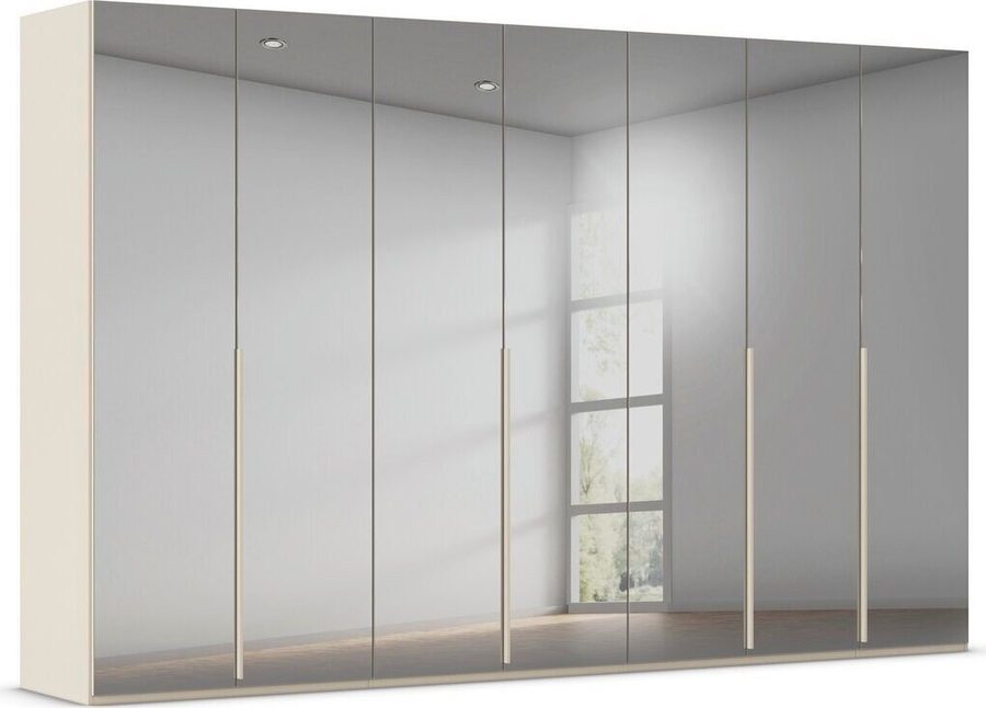 LeGer Home by Lena Gercke Kleiderschrank Schrank Garderobe Ankleide Schlafzimmer Flur SERINA Eyecatcher (3 verschiedene Ausstattungen BASIC/CLASSIC/PREMIUM (inkl. SOFT-CLOSE) in 6 Breiten (101 - 401 cm) mit Front Glas oder Dekor MADE IN GERMANY