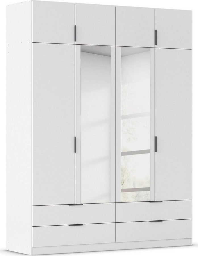 rauch Kleiderschrank Drehtürenschrank Schrank Garderobe Ankleide Schlafzimmer LAGOA (3 verschiedene Ausstattungen BASIC/CLASSIC/PREMIUM (inkl. SOFT-CLOSE) geräumige Schubladen, 3 Breiten, optional mit Aufsatz MADE IN GERMANY von Rauch