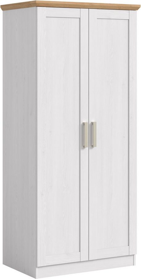 Home affaire Kleiderschrank BAKKE, Kleiderschrank inkl. 1 Kleiderstange (1-St) Kleiderschrank, Drehtürenschrank, Graderobenschrank, Mehrzweckschrabnk von home affaire