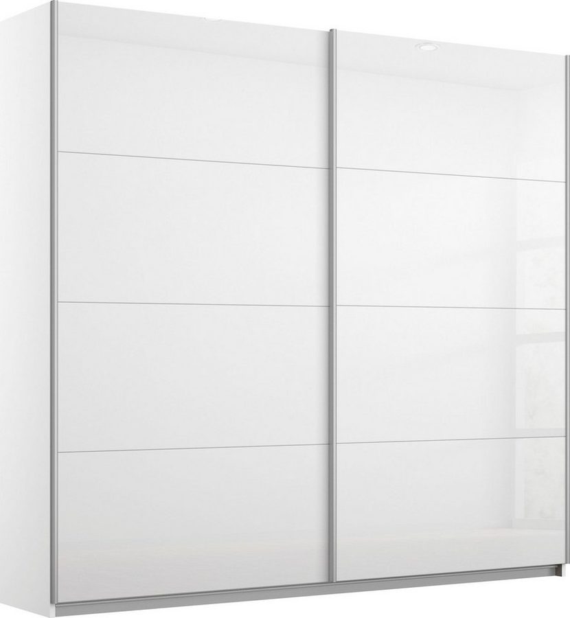 OTTO home Schwebetürenschrank Kleiderschrank Schrank Garderobe Schlafzimmerschrank THANOS (3 verschiedene Ausstattungen BASIC/CLASSIC/PREMIUM (inkl. SOFT-CLOSE) Optional mit Spiegel, Metall-Griffleisten alufarben MADE IN GERMANY