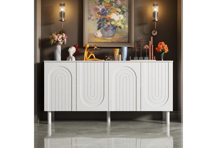 FUFU&GAGA Sideboard Weiß von FUFU&GAGA