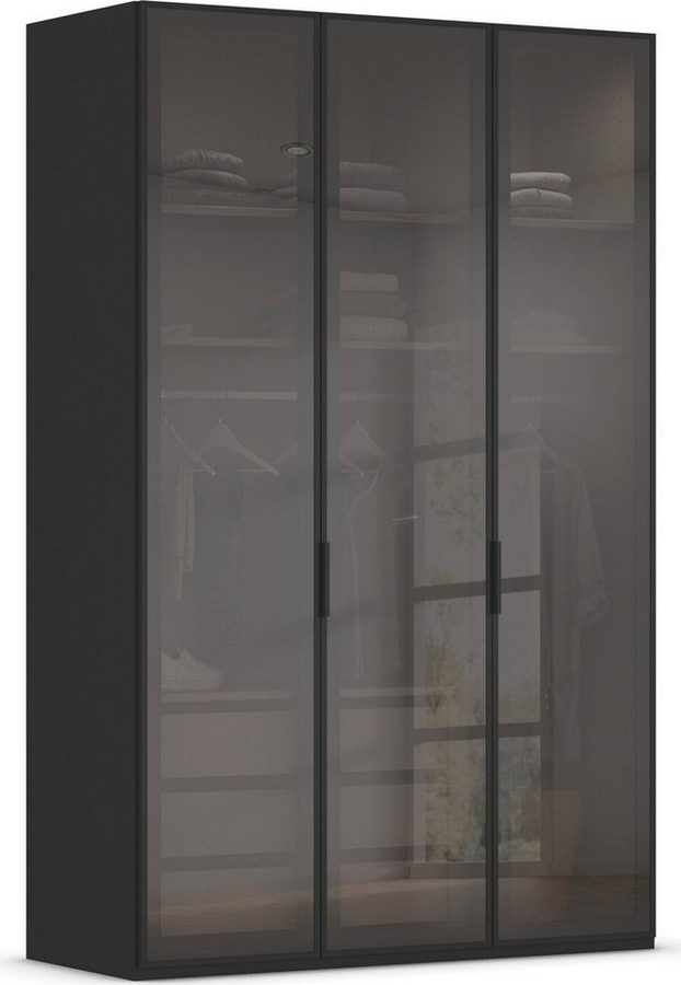 rauch Kleiderschrank Schrank Garderobe SKAT SHINE Breiten 151/201/251/301cm, Höhe 223/235cm (3 verschiedene Ausstattungen BASIC/CLASSIC/PREMIUM (inkl. SOFT-CLOSE) edle Schrankfront mit hochwertigen Glasrahmentüren MADE IN GERMANY