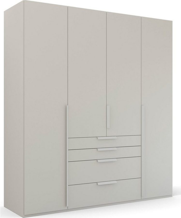 rauch Drehtürenschrank Kleiderschrank Schrank Garderobe Wäscheschrank PURISMA (in den Breiten 151/201/251/301 cm, inkl. SOFT-CLOSE-FUNKTION) mit Schubladen und umfangreichem Zubehör MADE IN GERMANY