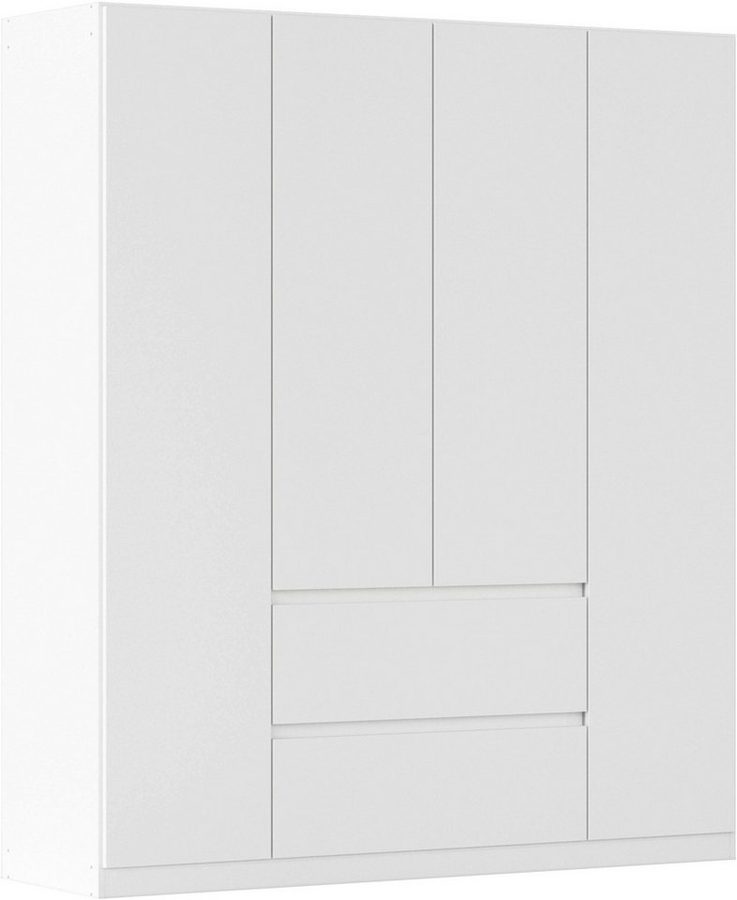 rauch Kleiderschrank Mehrzweckschrank Aktenschrank Mietswohnung Garderobe MAINZ 181cm breit (3 verschiedene Ausstattungen BASIC/CLASSIC/PREMIUM (inkl. SOFT-CLOSE) grifflose Front, Außentüren mit Push-to-Open Funktion MADE IN GERMANY von Rauch