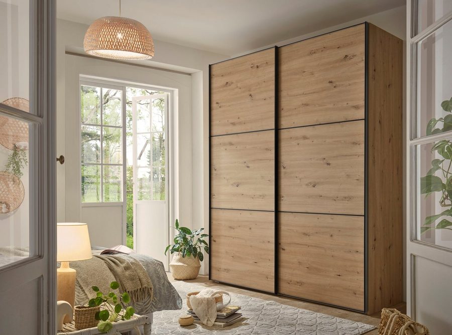 STAUD Schwebetürenschrank Includo, Made in Germany Mit vier verschiedenen Ausstattungsvarianten