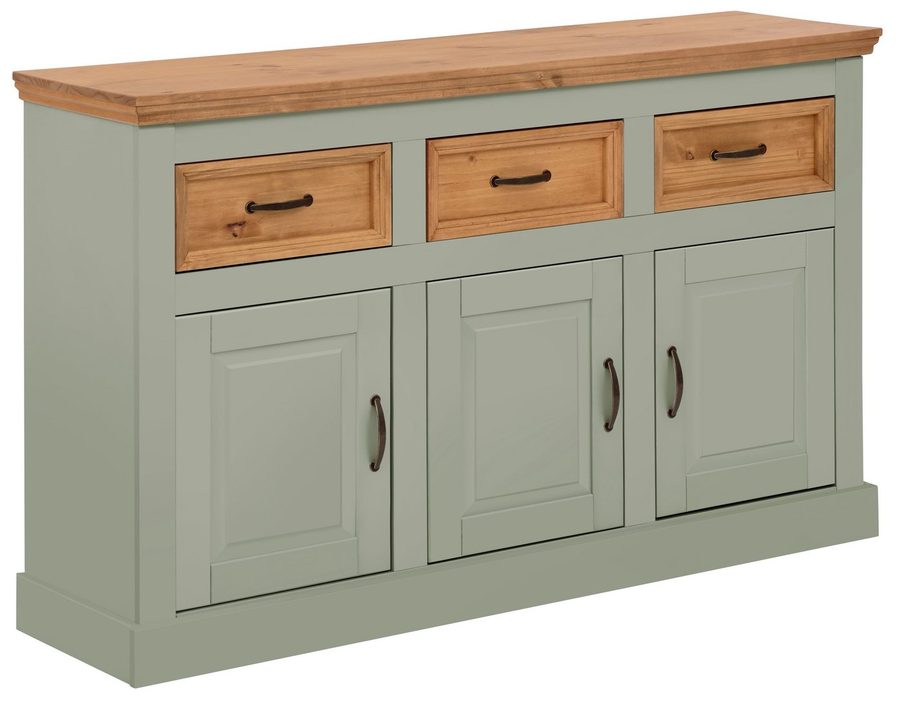 OTTO home Sideboard Selma, Kommode aus massivem Kiefernholz, Breite 145 cm