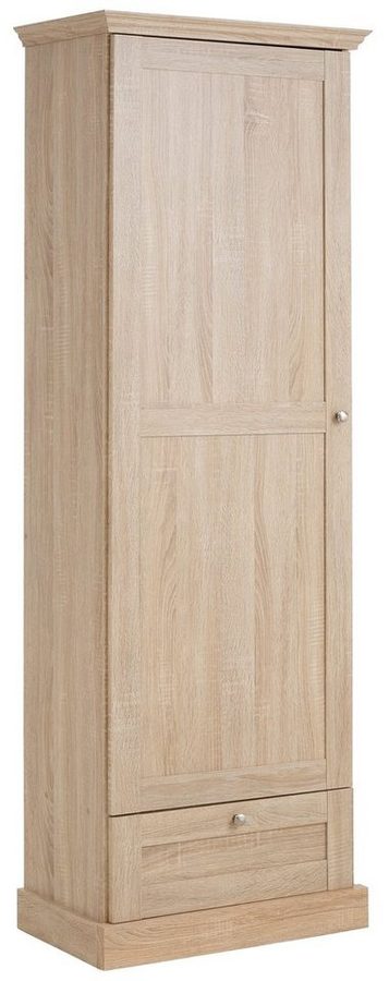 OTTO home Garderobenschrank Binz Flurschrank mit 1 Tür, 1 Schublade und ausziehbare Kleiderstange 1 verstellbarer Einlegebode, Metallknopfgriffe, Höhe 180 cm von OTTO home